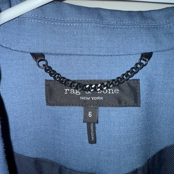 Rag and Bone Hazel Blue Blazer